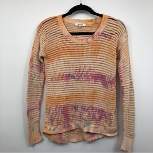 Madewell‎ Northshore Pullover Sweater Tie Dye Multicolor XXS